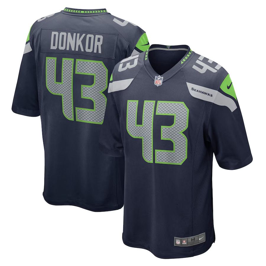 Men Seattle Seahawks #43 Aaron Donkor Nike College Navy Game NFL Jersey->seattle seahawks->NFL Jersey